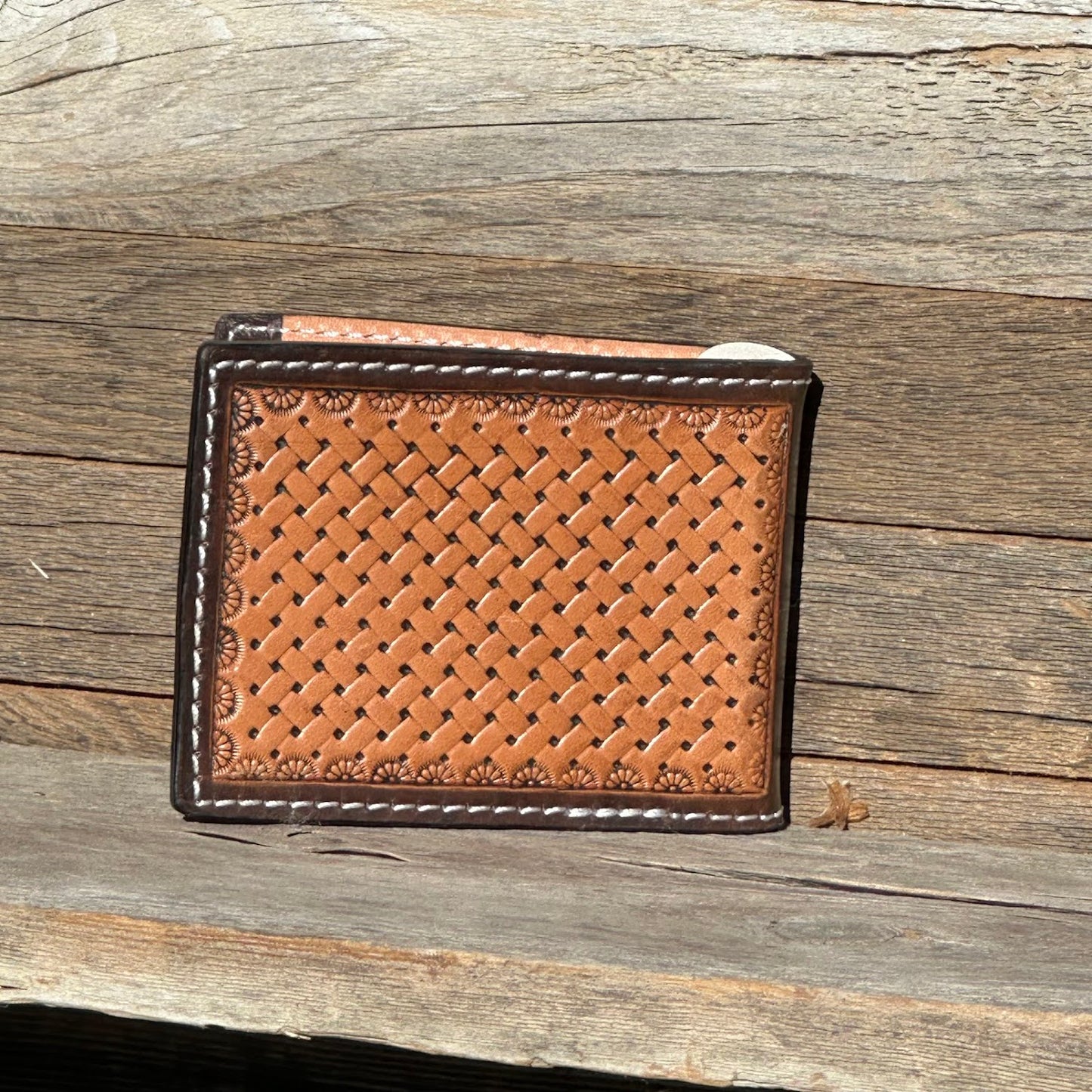 Lattice Stamped Money Clipper