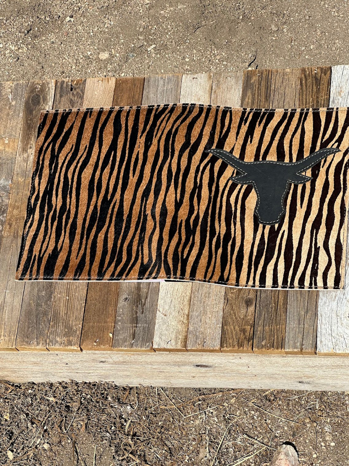 Cowhide with Steer Applique Journal/Notebook