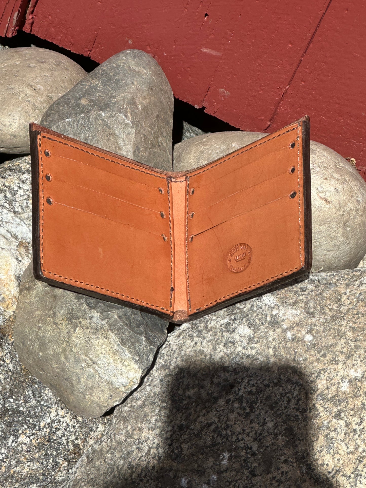 Billfold with Basketweave Crosses