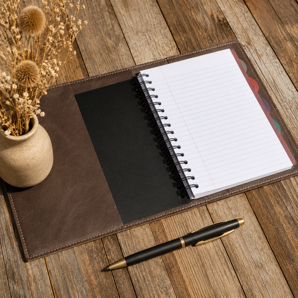 Cowhide with Steer Applique Journal/Notebook