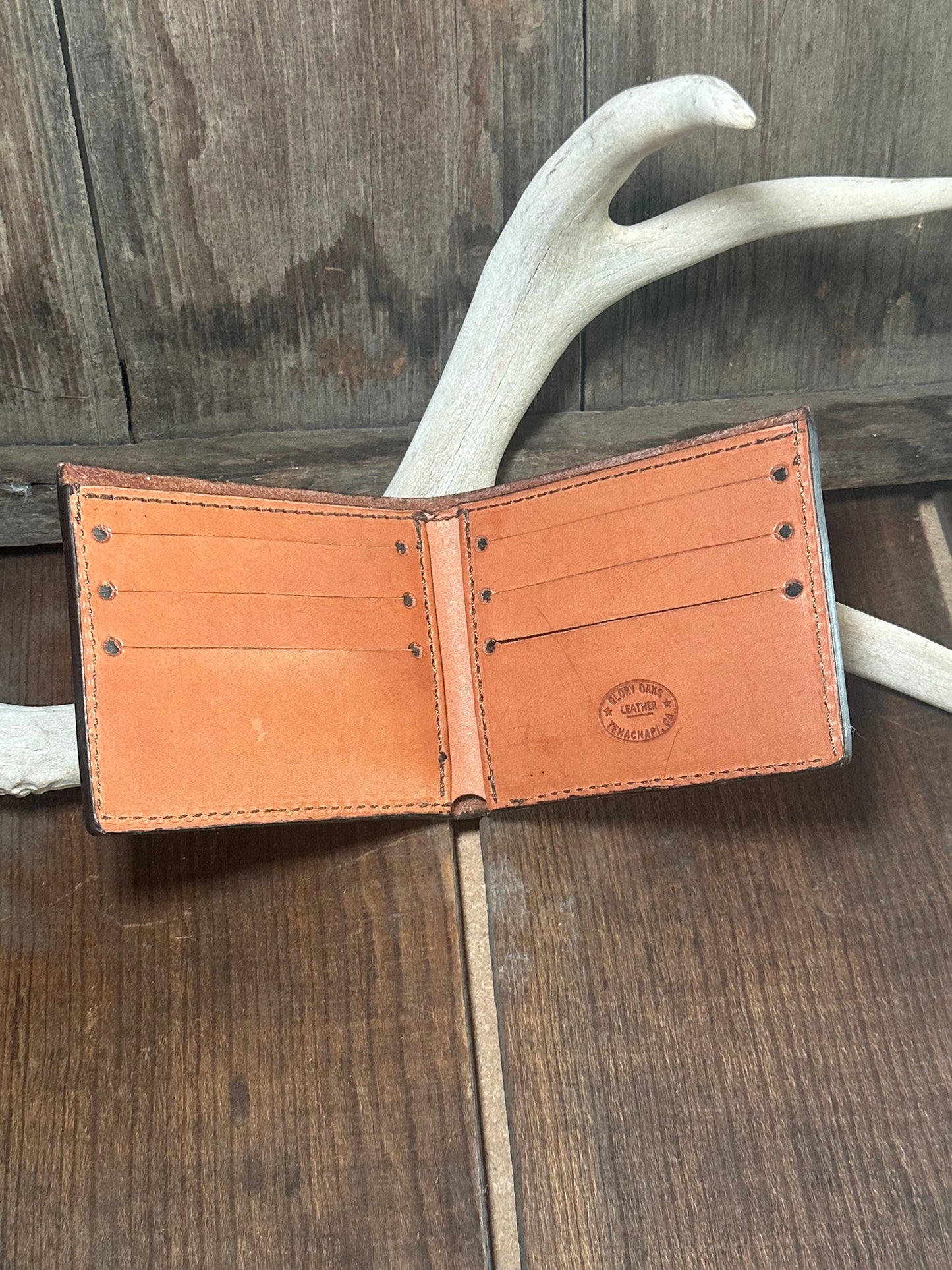 Billfold with Basketweave Crosses
