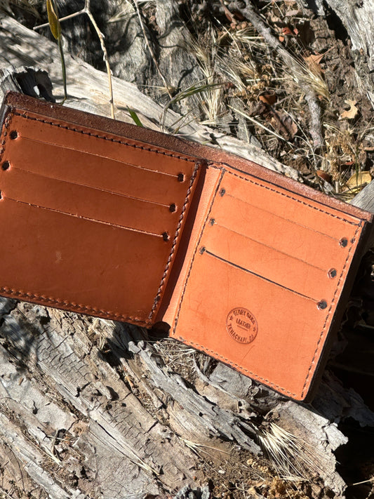 Billfold with Basketweave Crosses