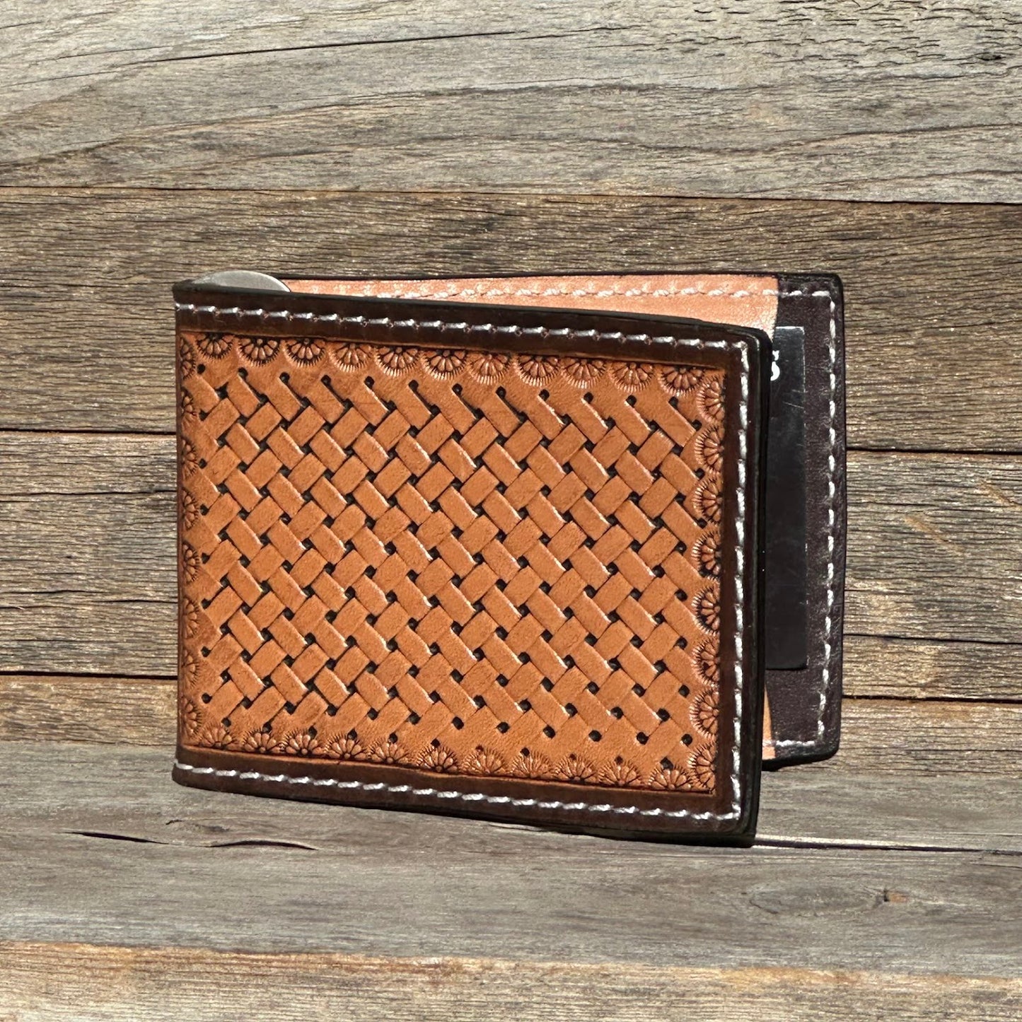 Lattice Stamped Money Clipper