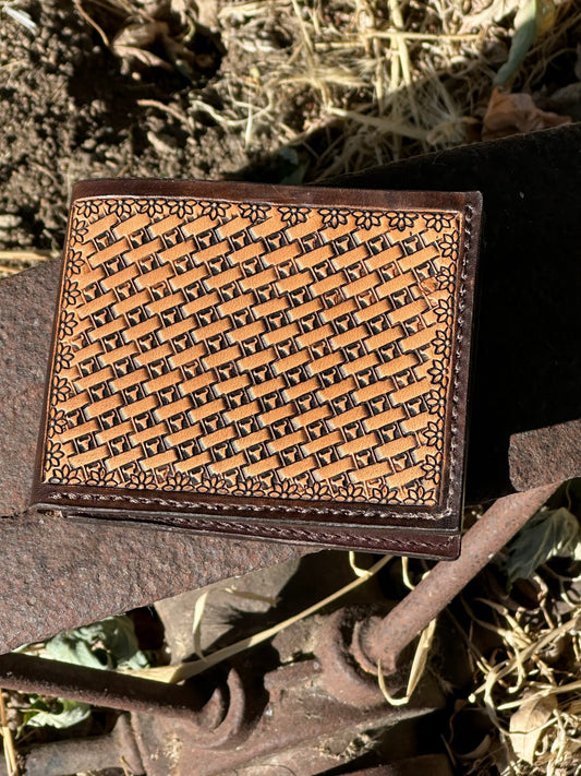 Bullhead Basketweave Billfold
