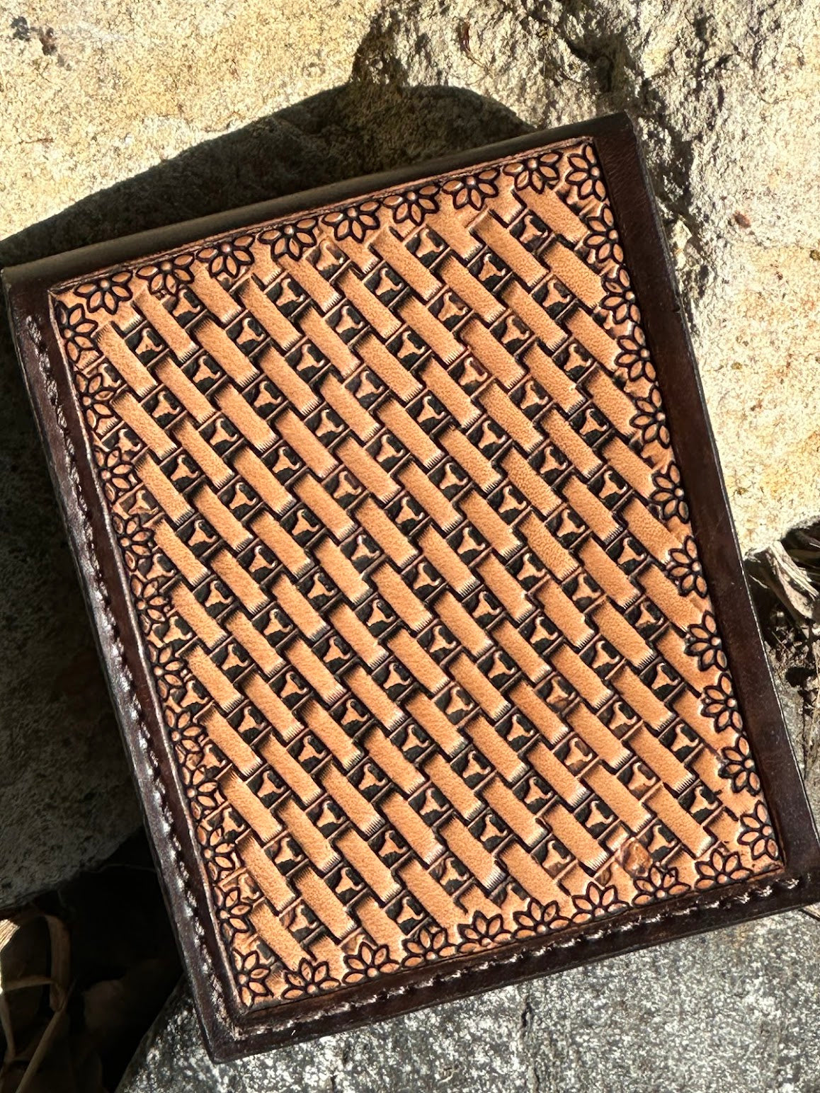 Bullhead Basketweave Billfold
